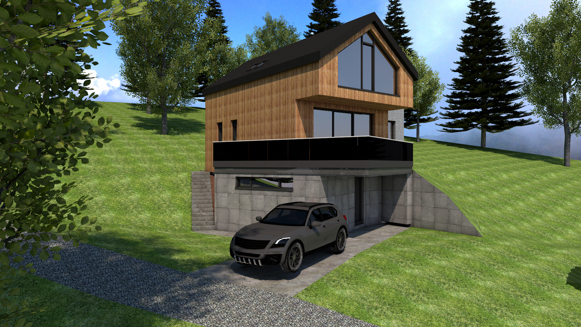 Projekt Chaty Husárik Čadca